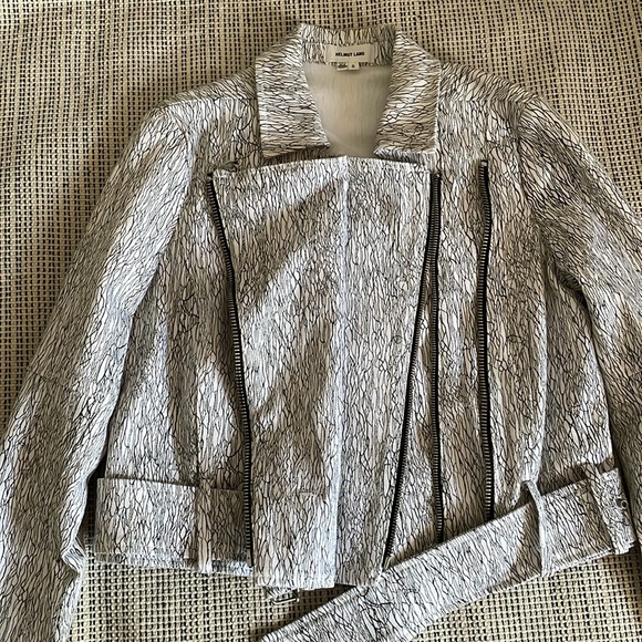 Helmut Lang lighting biker jacket size Small - Picture 4 of 9